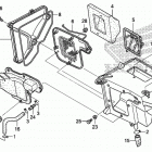 CRF150F Воздухозаборник