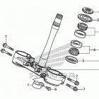 CRF450R Траверса нижняя