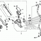 CRF150R Передний тормозной цилиндр