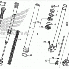CRF450X Передняя вилка