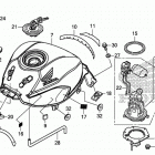 CB300F Топливный бак