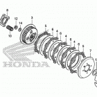 CRF150F Сцепление