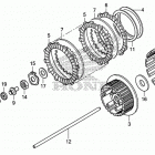 CRF250X Сцепление