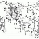 CRF450X Радиатор