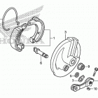 CRF50F Передний тормоз