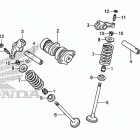 CRF150F Распределительный вал и клапана