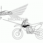 CRF150R Наклейки