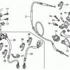 CRF250R Рычаги,тросы и рулевые переключатели