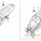 CRF110F Заднее крыло