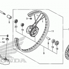 CRF150F Переднее колесо