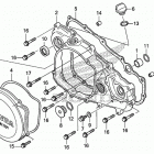 CRF250X Крышка картера правая