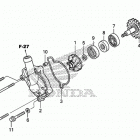 CRF250X Водяной насос