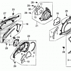 NC700JD Engine cover@side panel