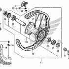CRF250R Заднее колесо