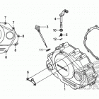 CRF150F Крышка картера правая