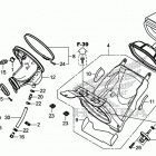 CRF250R Воздухозаборник