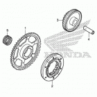 CBR300RA Муфта стартера