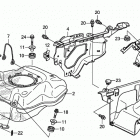TRX420FA2 Топливный бак