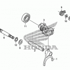 TRX680FA Вал и вилки  коробки передач
