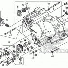 TRX500FE2 Передняя крышка картера