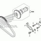 TRX500FA6 Цепь ГРМ и натяжитель