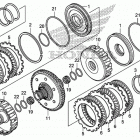 TRX420FA2 Сцепление