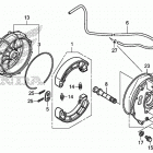 TRX420FA2 Задний тормоз