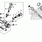 SXS1000M3 Steering gear box@tie rod