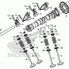 SXS1000M3 Распределительный вал и клапана