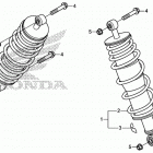 SXS1000M3 Задний амортизатор