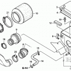 TRX250TE Воздухозаборник