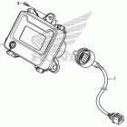 TRX500FE2 Приборы