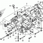 TRX420FA5 Передняя крышка картера