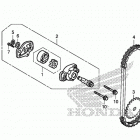 TRX250TE Масляный насос