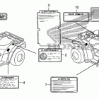 TRX680FA Лейбл предостережения