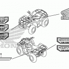TRX420FA5 Наклейки