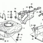 TRX500FE2 Топливный бак