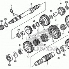 TRX500FA6 Трансмиссия