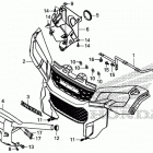 SXS1000M3 Front grille@front bumper