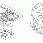 TRX250TE Комплект прокладок