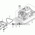 TRX500FA6 Крышка водяной помпы