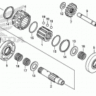 TRX680FA Задняя передача