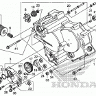 TRX420TE1 Front crankcase cover (2)