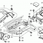 TRX500FM6 Переднее крыло
