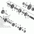 TRX250TE Трансмиссия