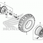 TRX250TE Переднее колесо