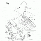 KX85 (KX85-CFF) Топливный бак