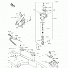 KLX140 (KLX140-AFF) Задний торм цилиндр