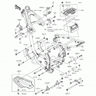 KLX140 (KLX140-AFF) Рама ,крепежные детали