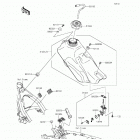 KLX140L (KLX140-BGF) Топливный бак